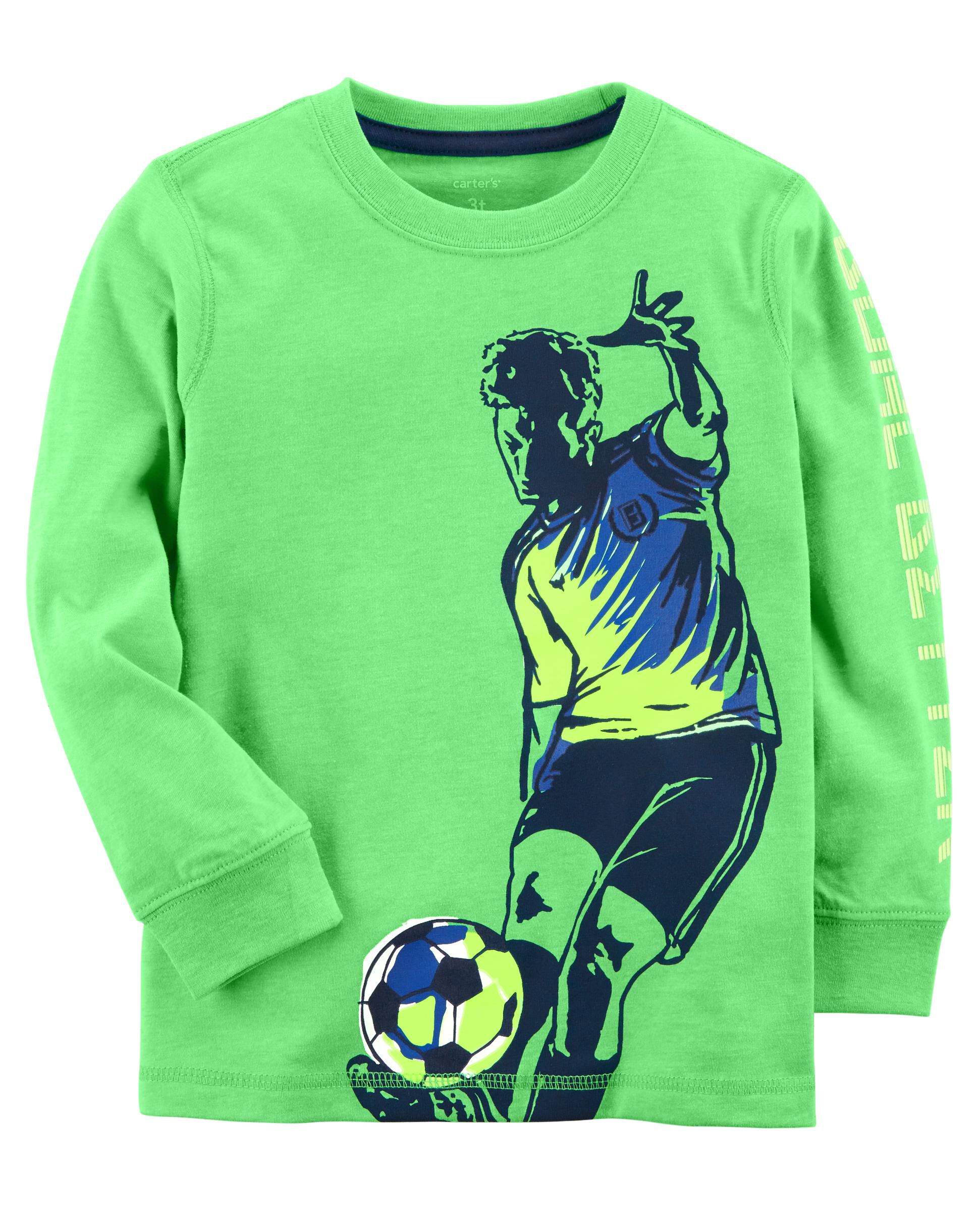 neon soccer jersey