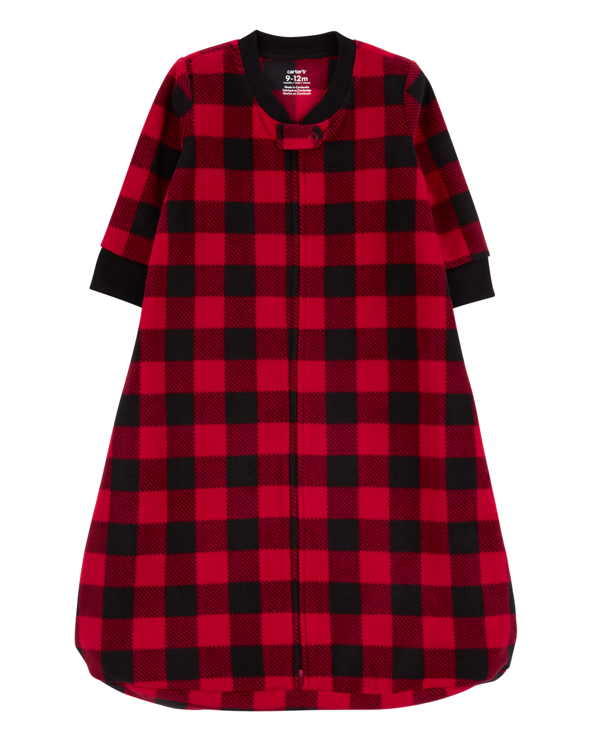 Baby Buffalo Check 2-Way Zip Fleece Sleep Bag - Carter's | Carter's