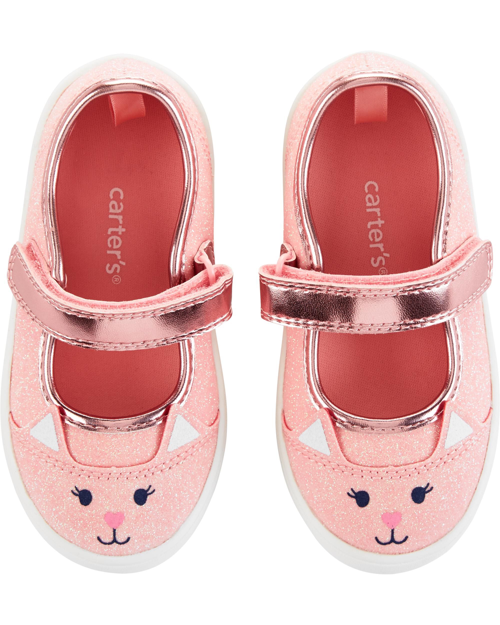 carter's glitter casual sneakers