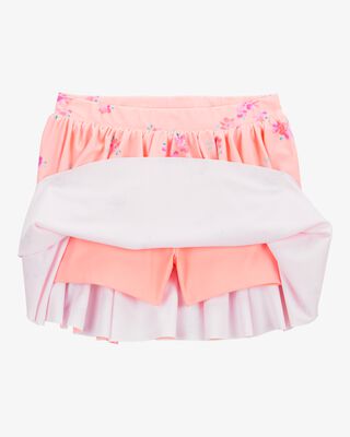 Product image 2 of Toddler Floral Active Pull-On Skort - Orange