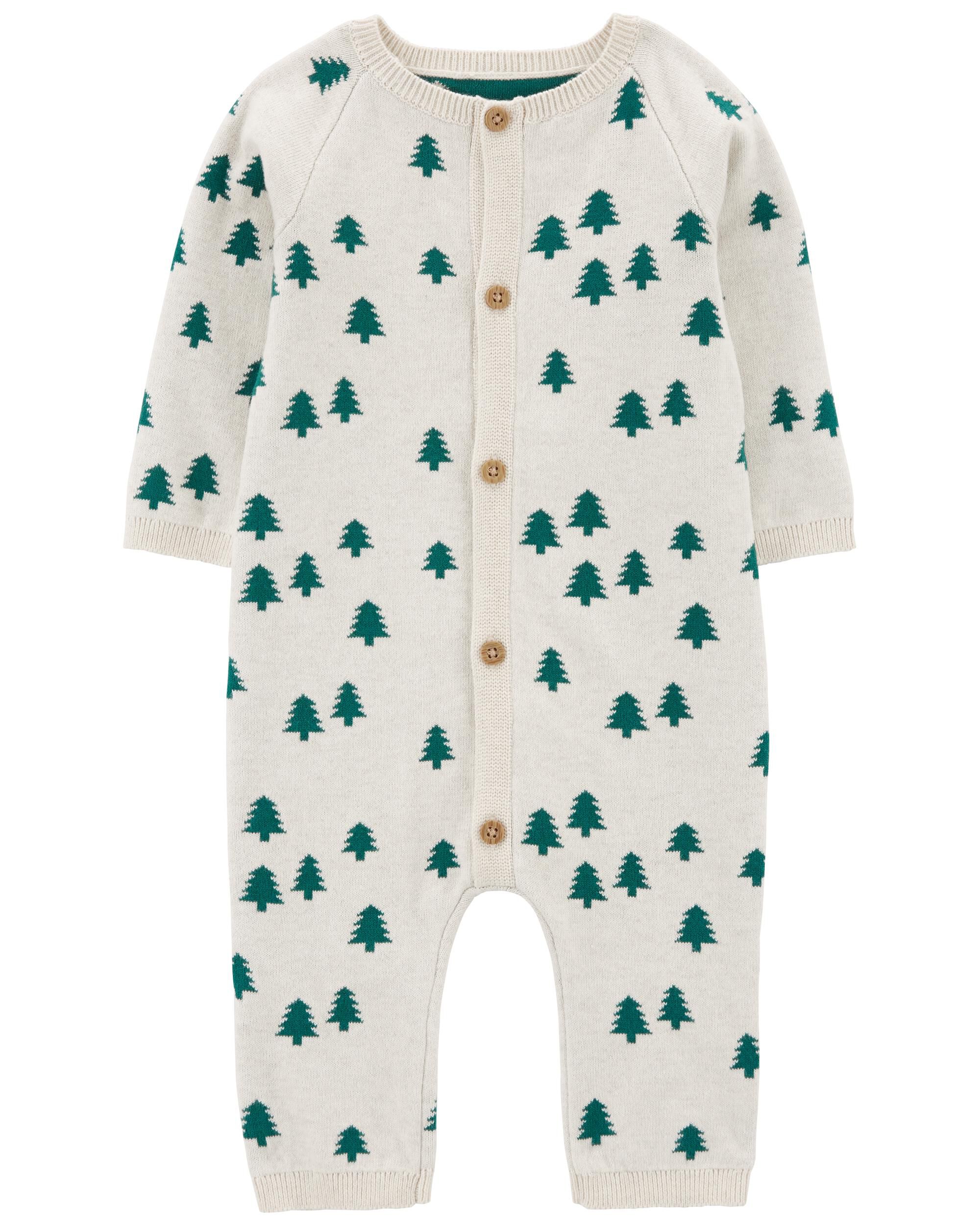 Baby Button Down Sweater Jumpsuit Carter s Carter s