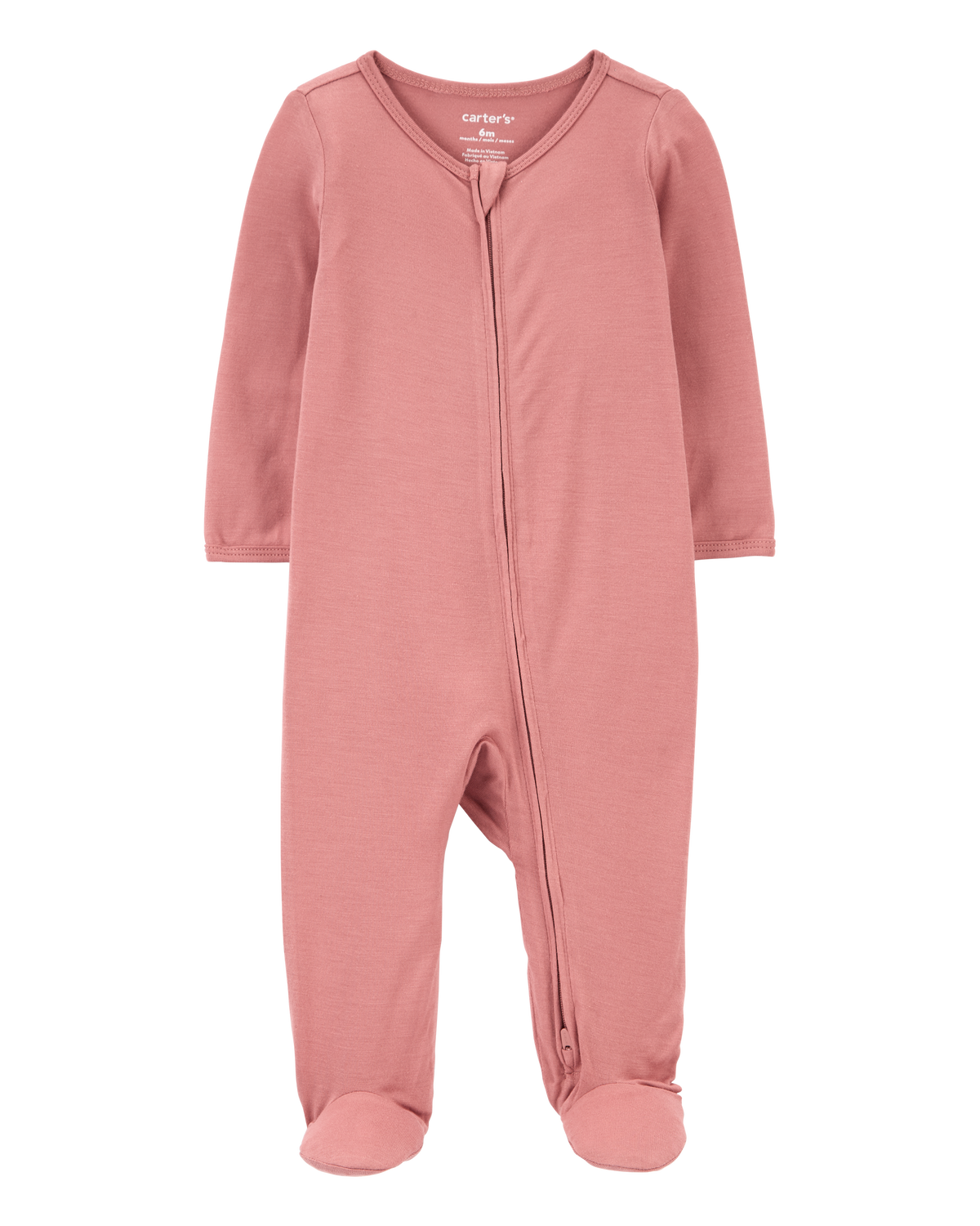 Baby 2-Pack 2-Way Zip Cotton Blend Sleep & Play Pajamas