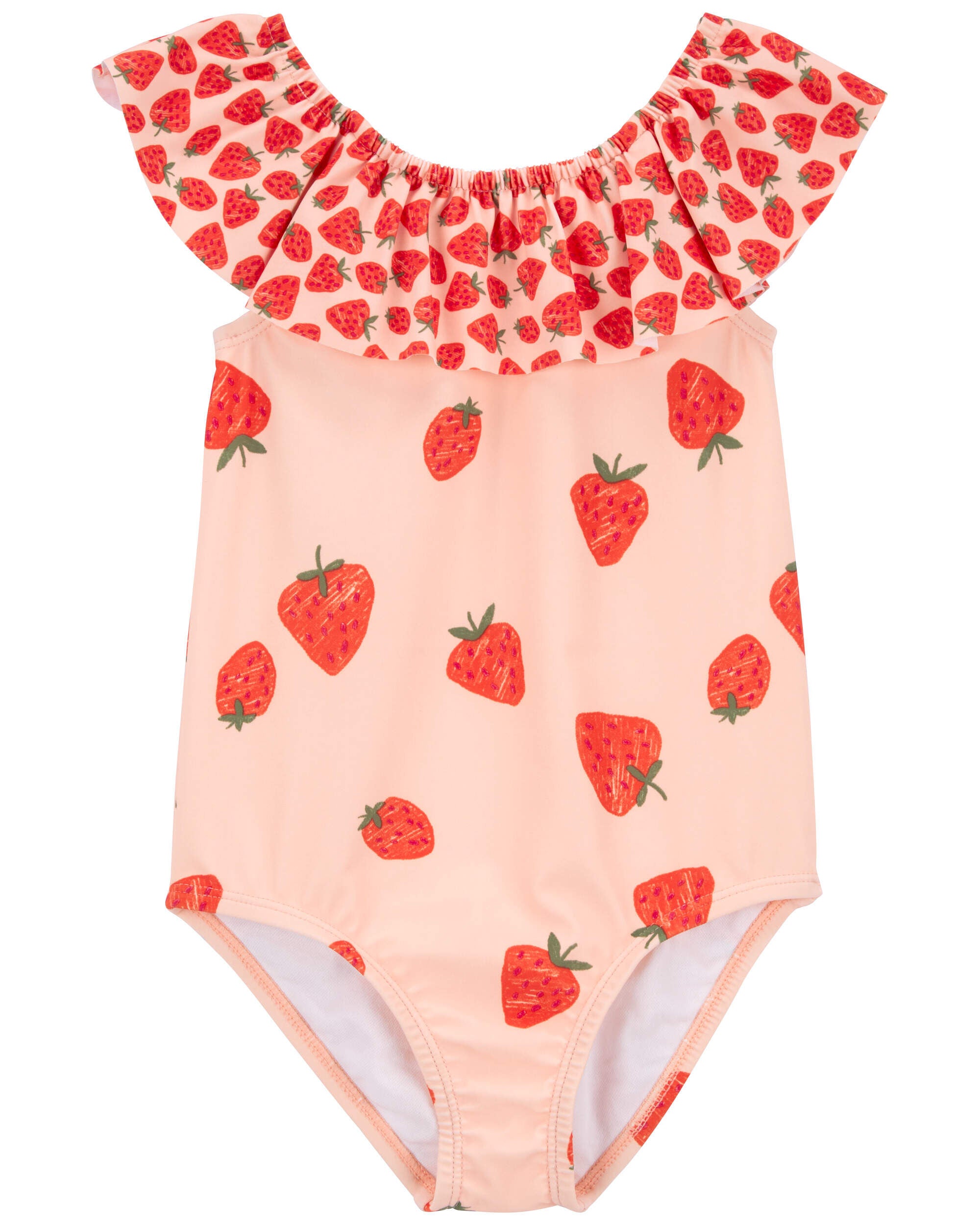 Girls strawberry swimsuit new arrivals