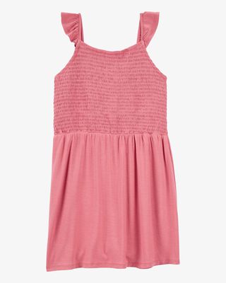 Product image 2 of Kid Smocked Tank Dress - Pink