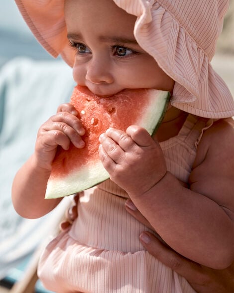 Product image 5 of Baby 2-Piece Sun Hat & Ruffle 1-Piece Swimsuit Set
