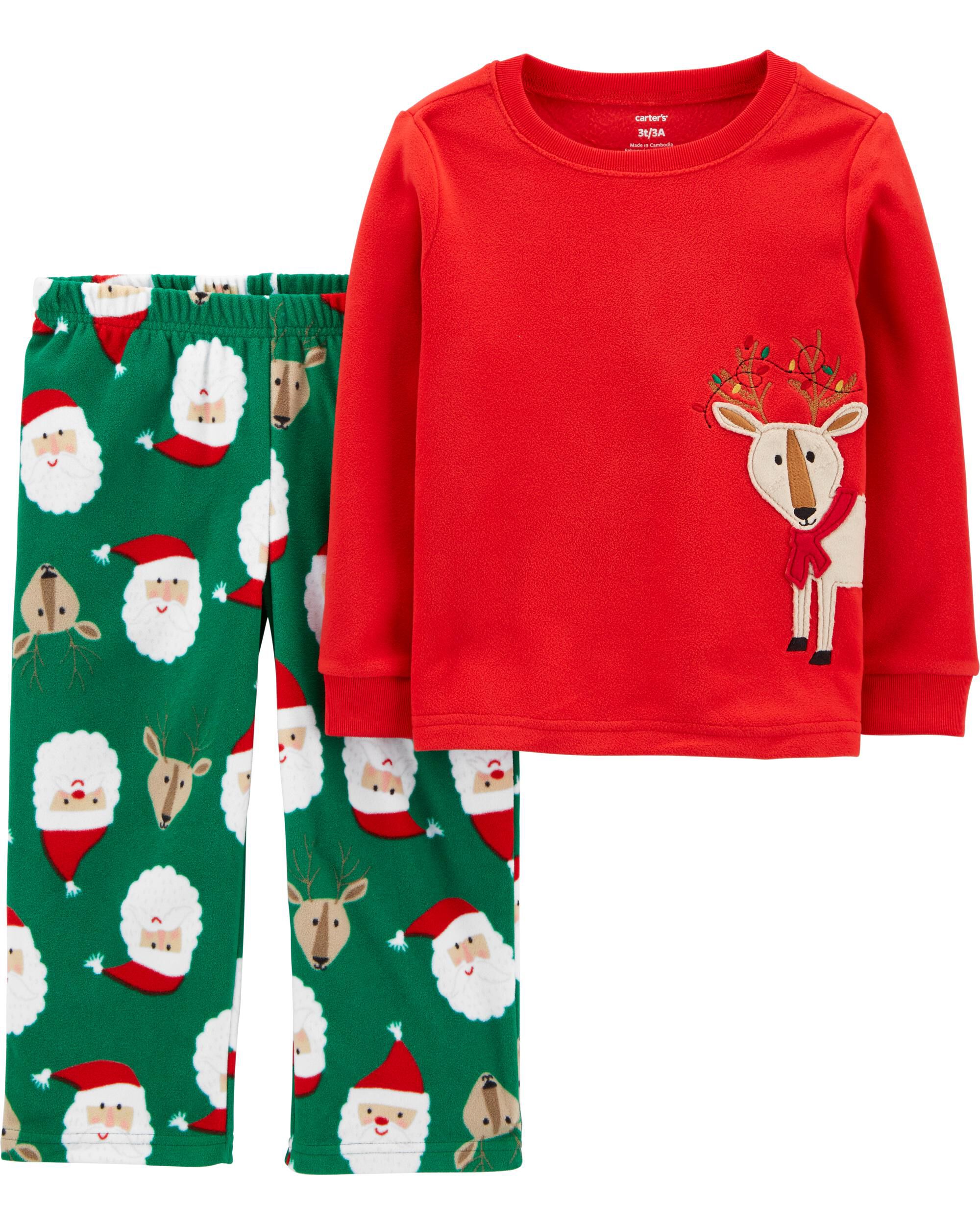 carter's 2 piece fleece pajamas