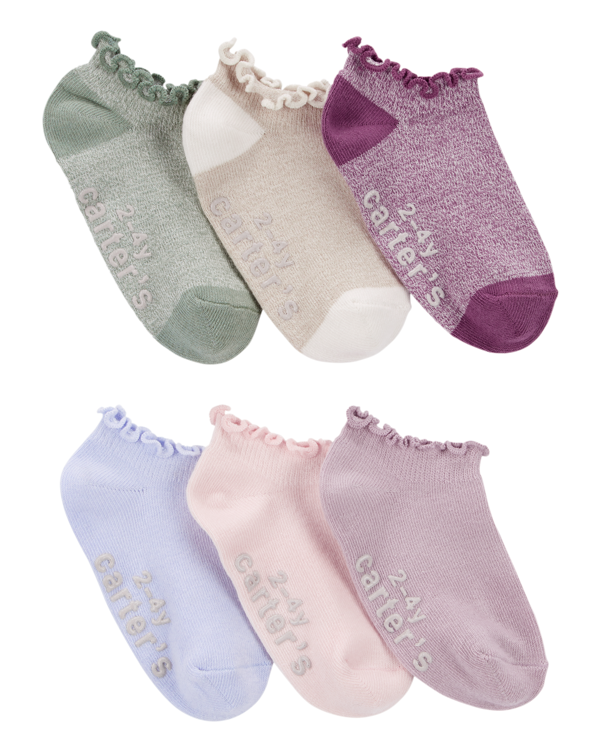 Toddler 6-Pack No Show Socks