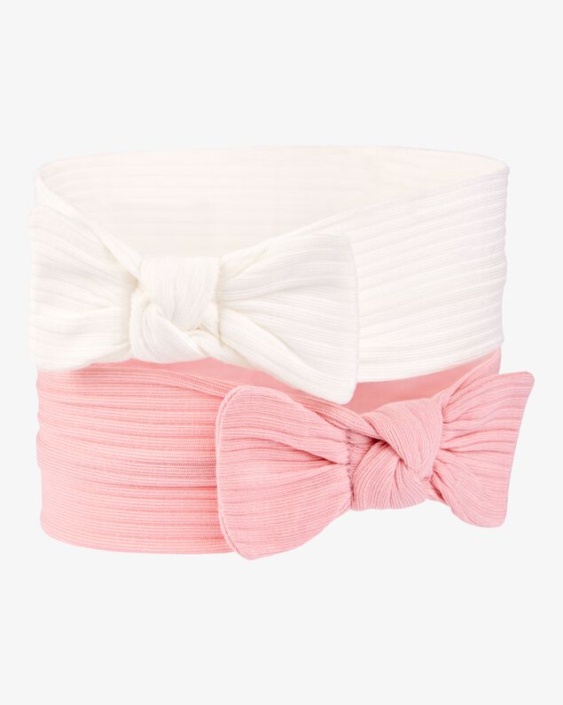 Product image 1 of Baby Girl 2-Pack PurelySoft Headwraps - Pink
