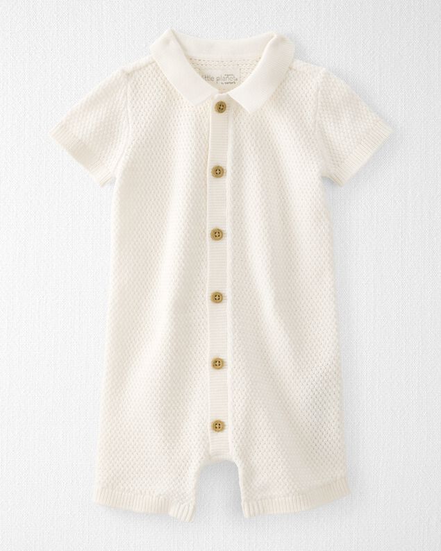 Product image 1 of Baby Organic Cotton Sweater Knit Romper