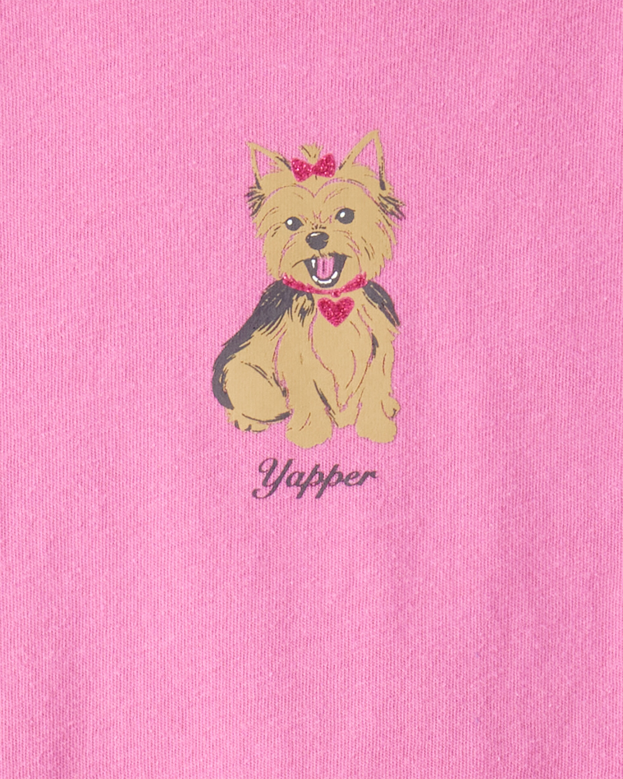 Girls Dog Long-Sleeve Graphic Tee - Pink - OshKosh | Carter's