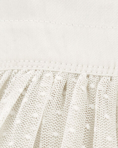  Product image 3 of Toddler Sparkly Tulle & Denim Jumper Dress 