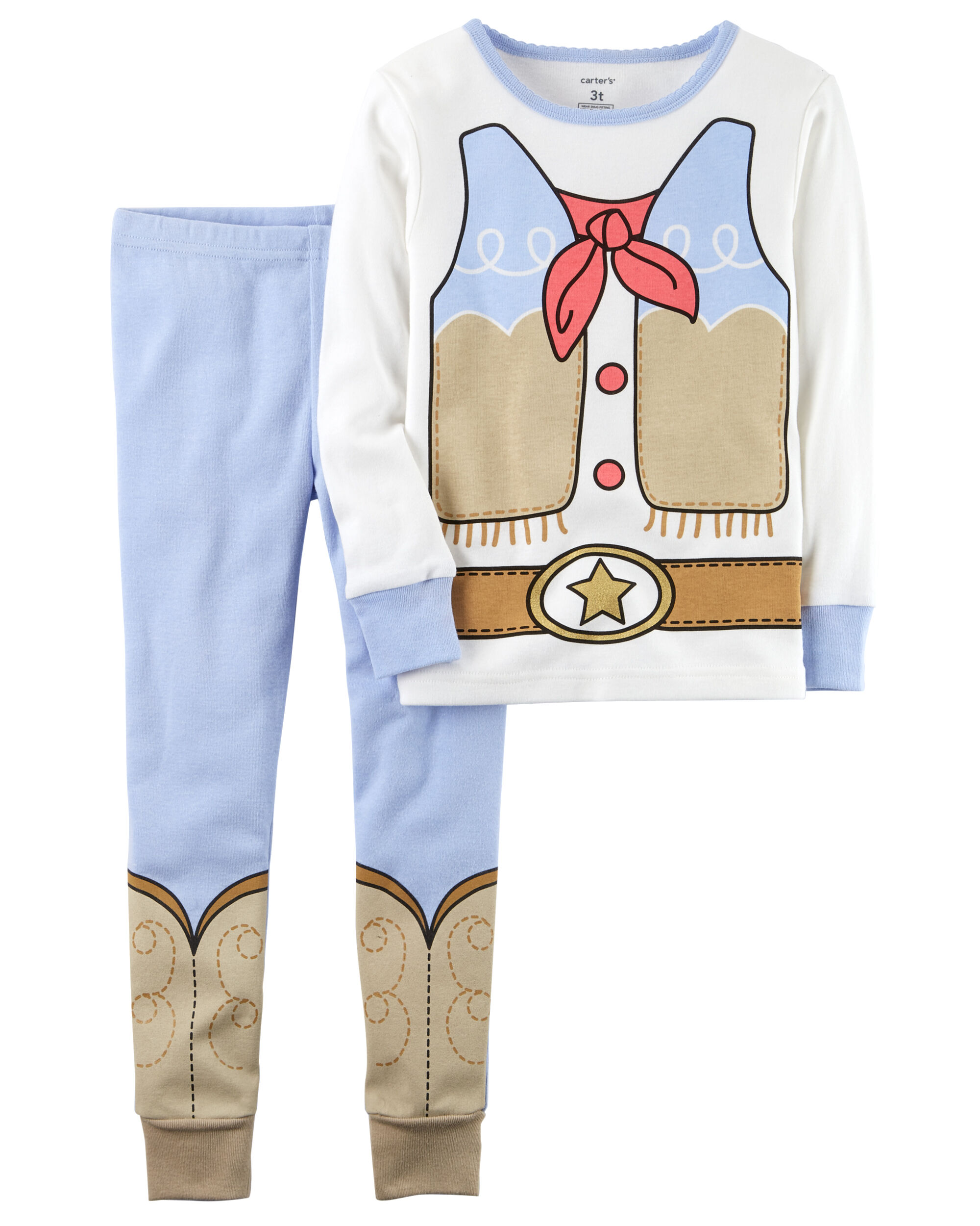 carters cowboy pajamas