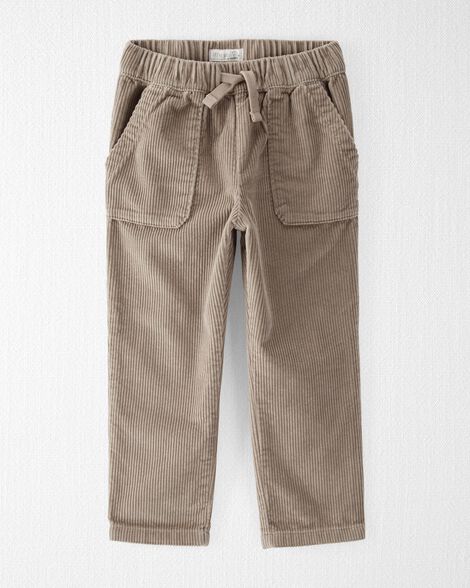 Product image 3 of Toddler Organic Cotton Corduroy Pants in Baby Otter