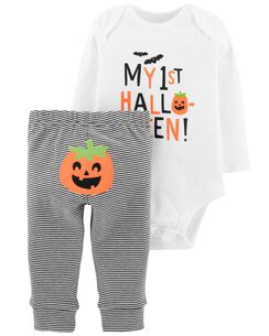 2 piece halloween bodysuit pant set