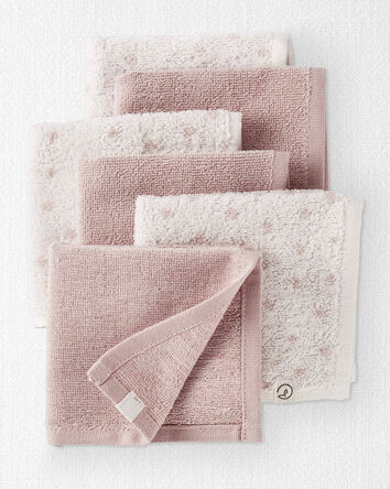 Baby 6-Pack Organic Cotton Washcloths