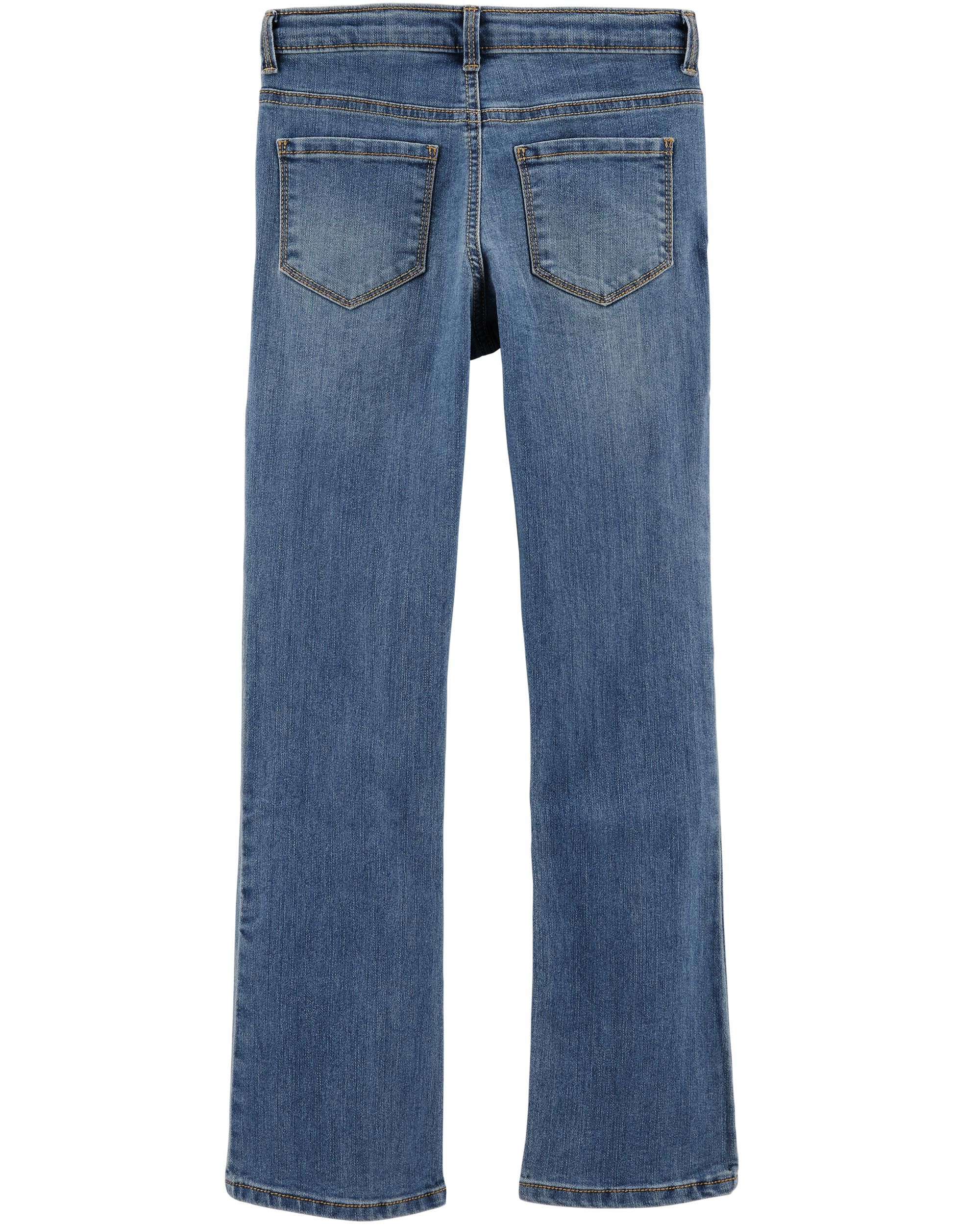 Kid Medium Blue Wash Boot-Cut Jeans - OshKosh | Carter's