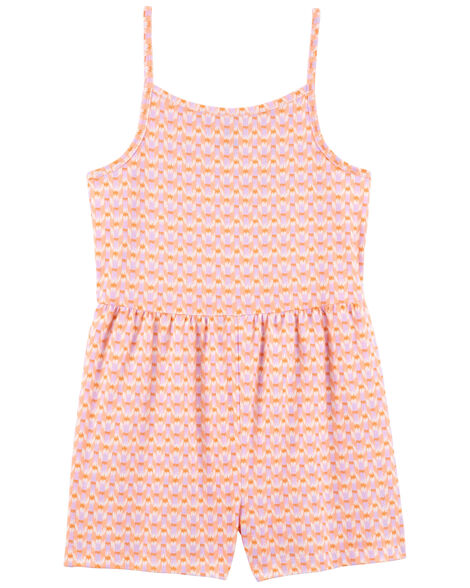 Product image 1 of Kid Ikat Print Cotton Romper