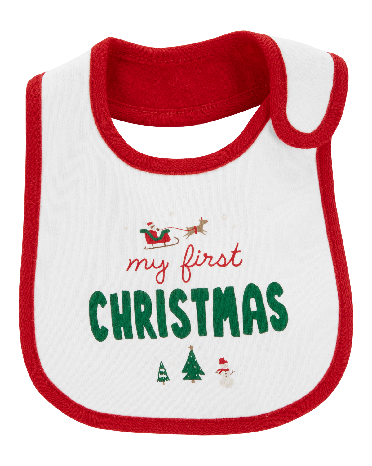 Baby My First Christmas Teething Bib Carter s Carter s
