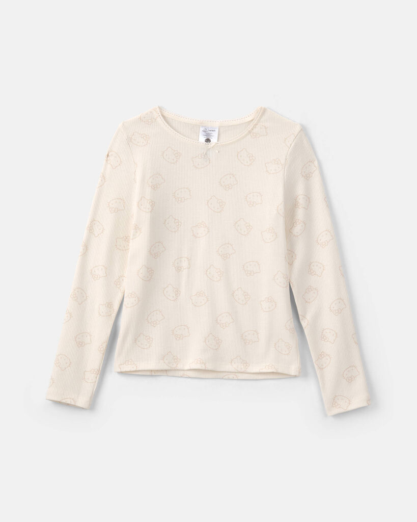 Carter's girls hello kitty® long-sleeve top 10 Cream
