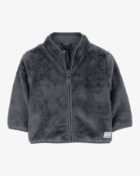 Product image 1 of Baby Zip-Up Sherpa Cardigan
