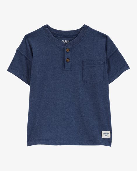  Product image 1 of Toddler Pocket Henley Tee - Navy