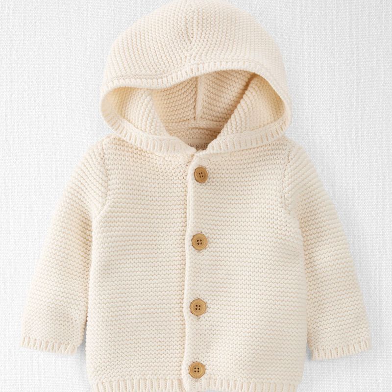 Baby Organic Signature Stitch Cardigan | carters.com