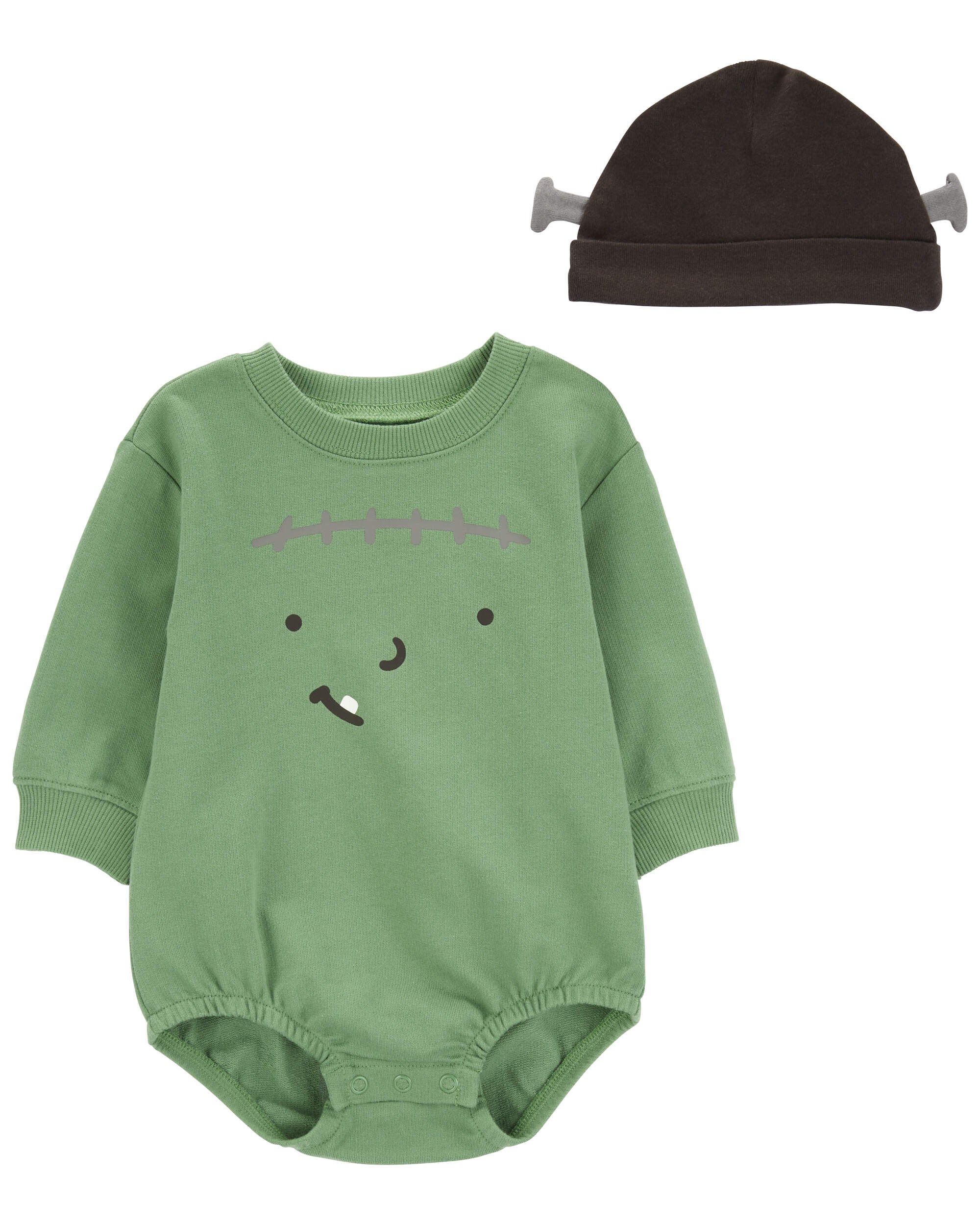 Baby 2 Piece Halloween Frankenstein Bubble Cap Set Carter s Carter s