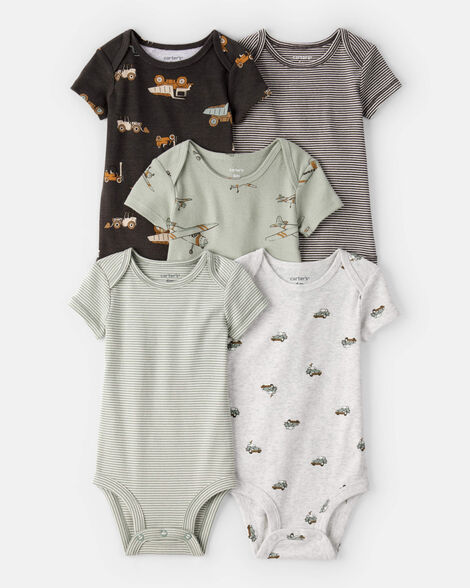 baby 5-pack short-sleeve bodysuits