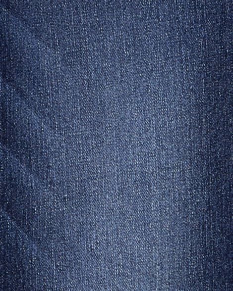 Kid Slim Straight Fit True Blue Wash Jeans