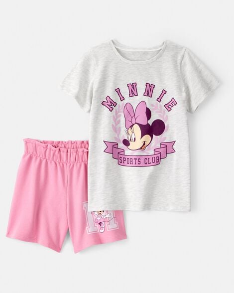 girls 2-piece minnie mouse outfit set