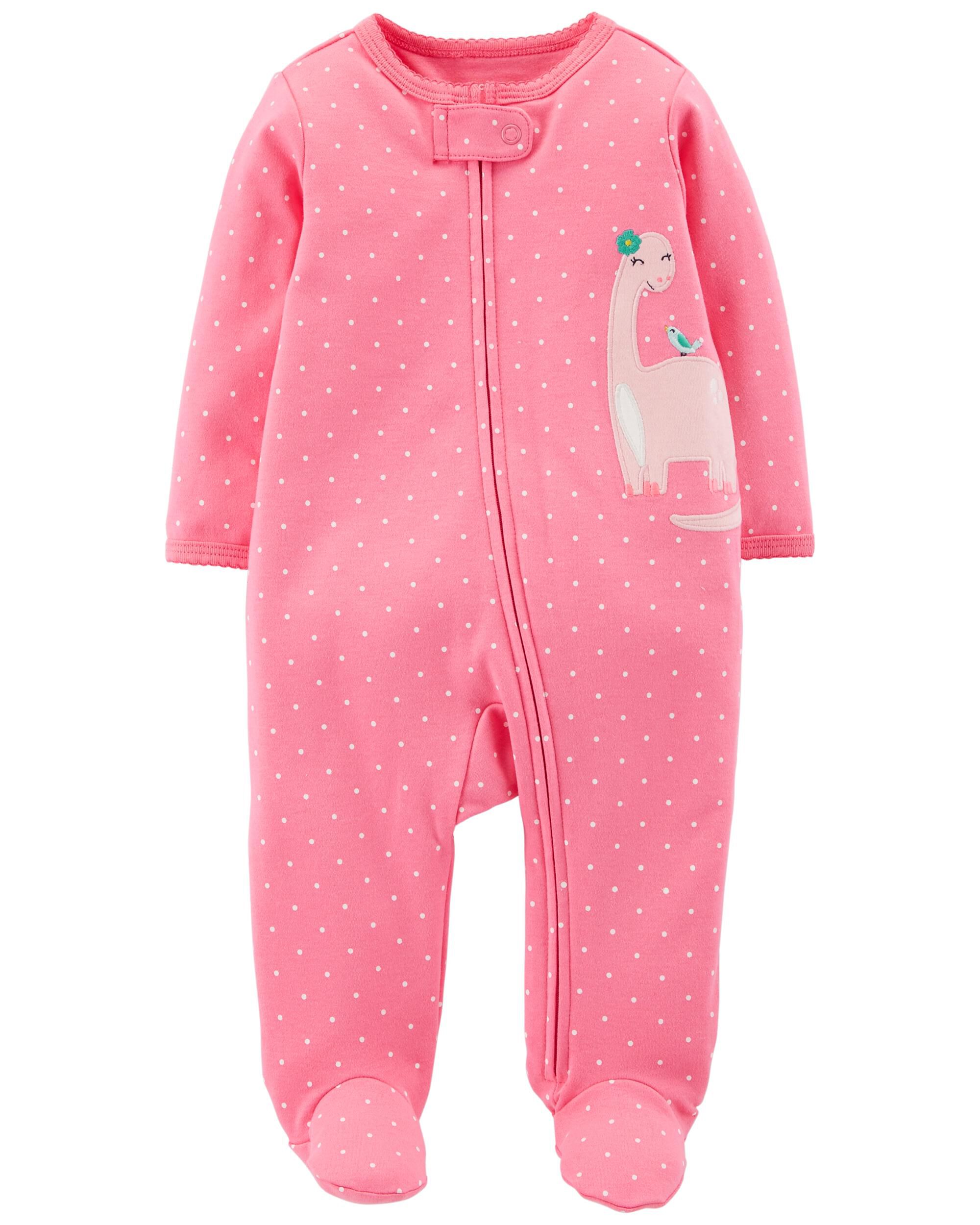carters girls dinosaur pajamas