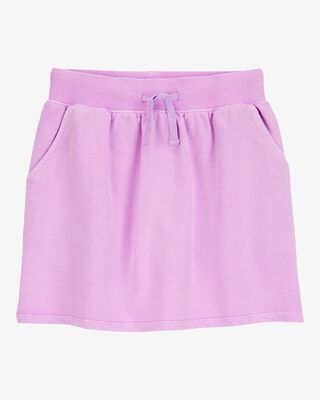 Product image 1 of Kid Active Drawstring French Terry Skort - Purple