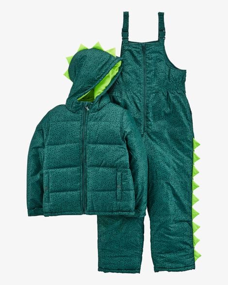 4t Boy Snowsuit Carter's Baby Boys' Dinosaur Snowsuit Set