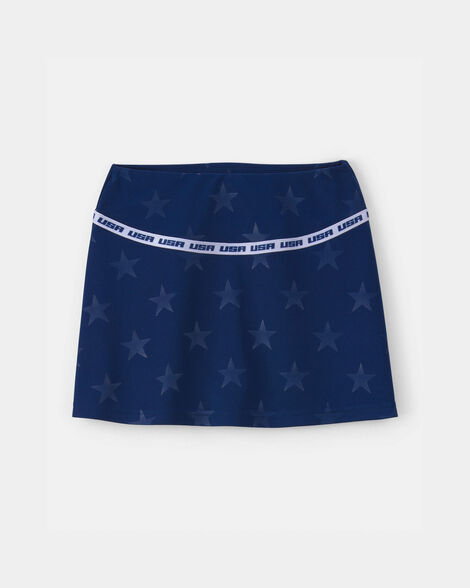 toddler girl umbro usa active skort - navy blue