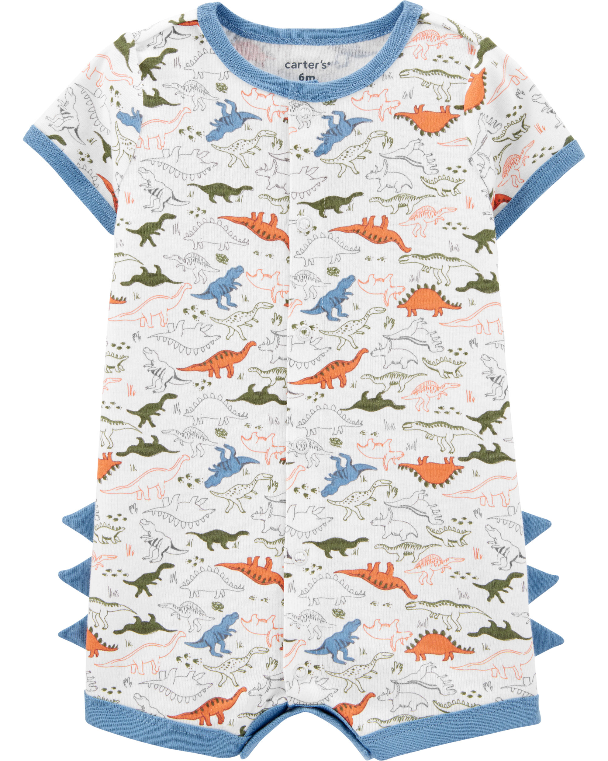 carters dinosaur romper