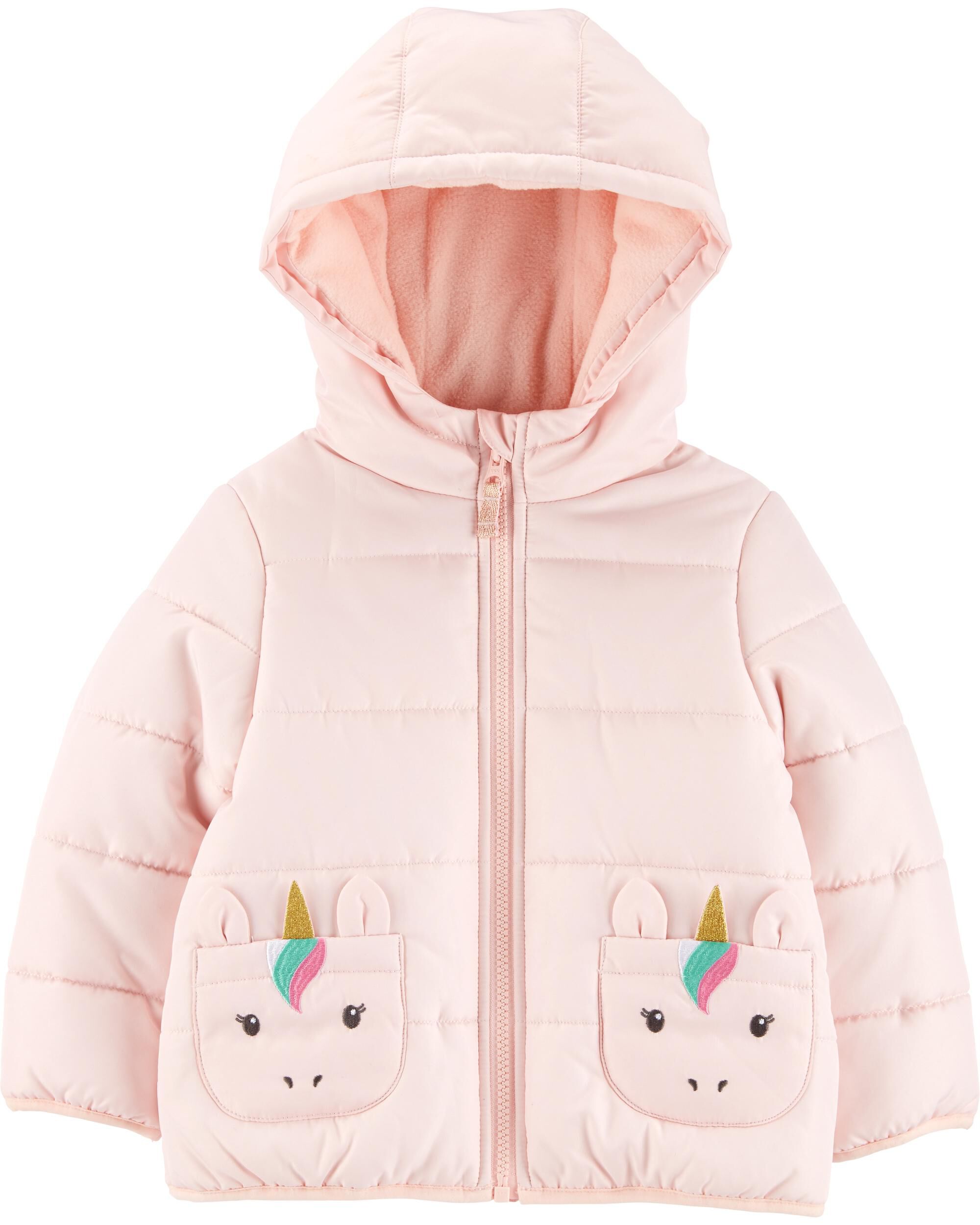 Unicorn Quilted Puffer Jacket | carters.com