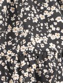 Floral - Kid Floral Linen Look-Alike Drawstring Skirt, Selected