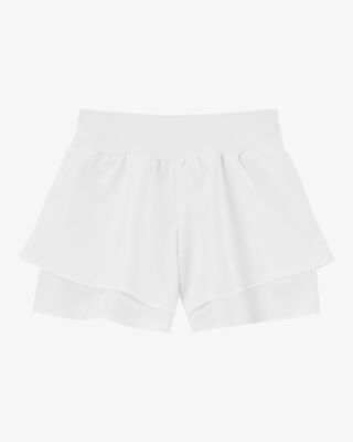 Product image 2 of Kid Flowy Layered Flip Short - White