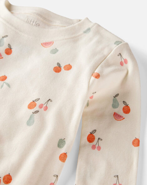Product image 2 of Toddler Fruit Print Organic Cotton 2-Piece Pajamas