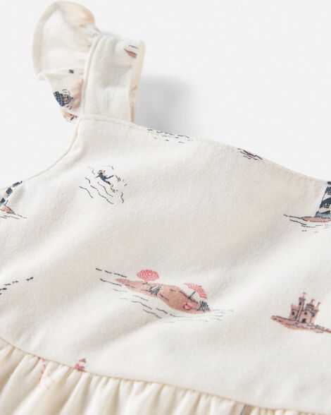  Product image 4 of Baby Organic Cotton Dress in Coastal Vacation Print