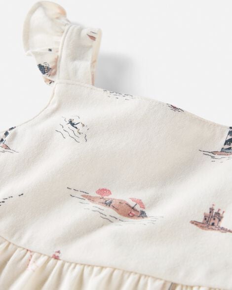 Product image 4 of Baby Organic Cotton Dress in Coastal Vacation Print