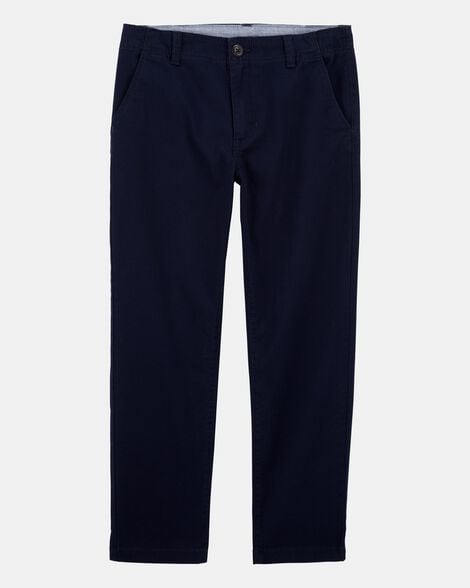 Boys Chino Uniform Pants - Navy
