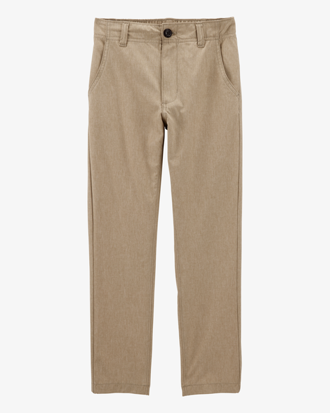 Boys Active Uniform Pull-On Pants - Khaki