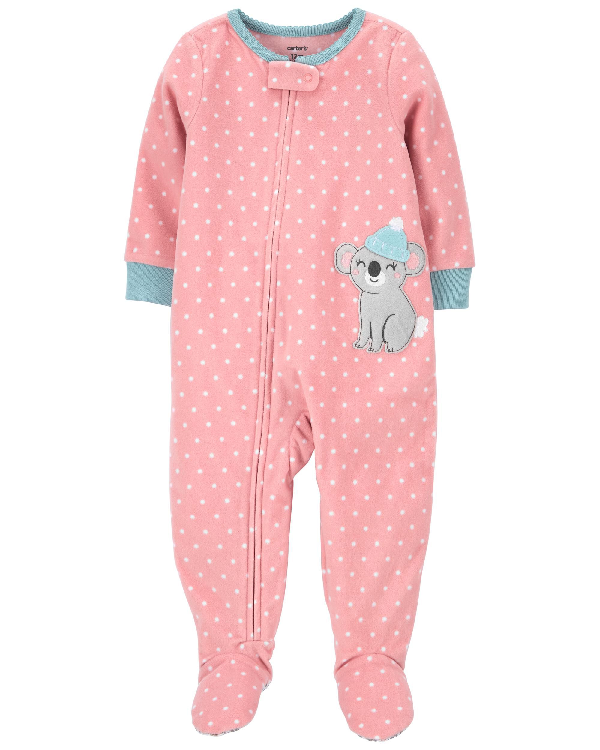 carters fleece pajamas 18 months