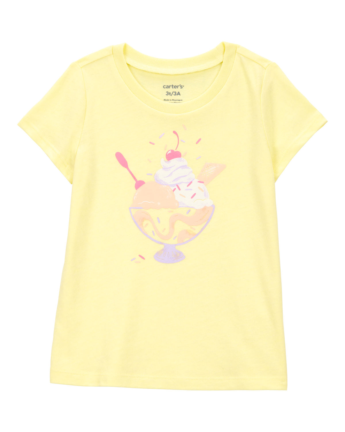 Toddler Girl Ice Cream Sundae Short-Sleeve Graphic Tee