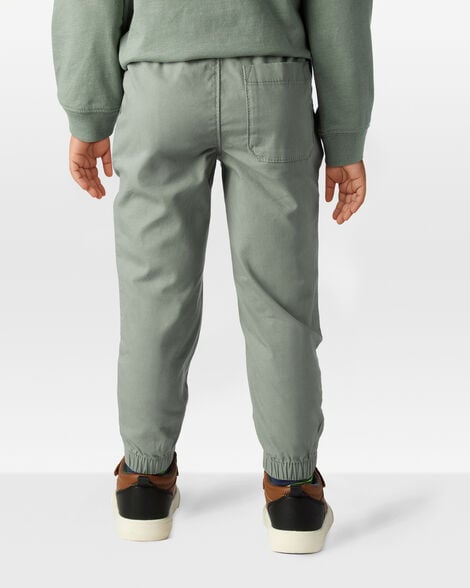 Toddler Boy  Cotton Everyday Pull-On Jogger - Green