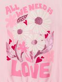 Pink - Kid Girl Knit Long-Sleeve Fashion Top - Pink, Selected