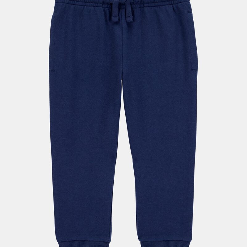Toddler Boy Pull-On Drawstring Joggers - Blue