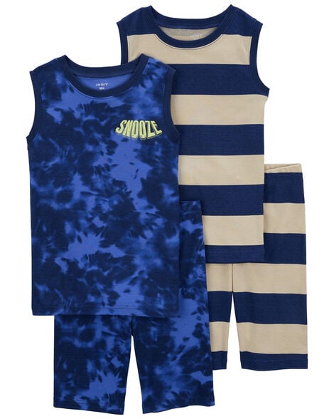 Product image 1 of Kid 4-Piece 100% Snug Fit Cotton Pajamas