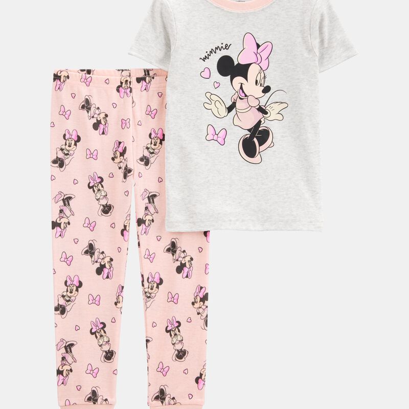 Toddler Girl Disney© Minnie Mouse Snug Fit Cotton 2-Piece Pajamas